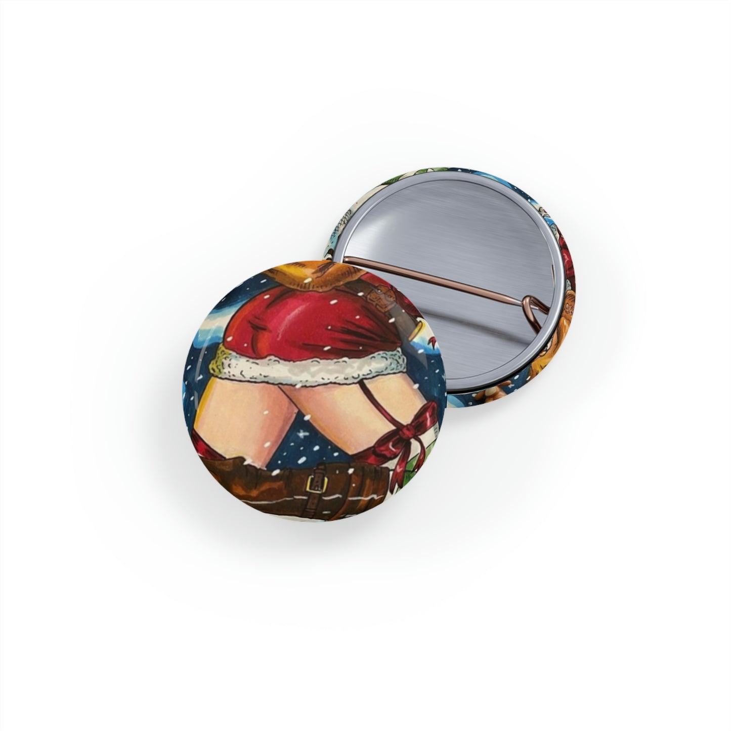 Medusa Christmas Booty - Round Pins