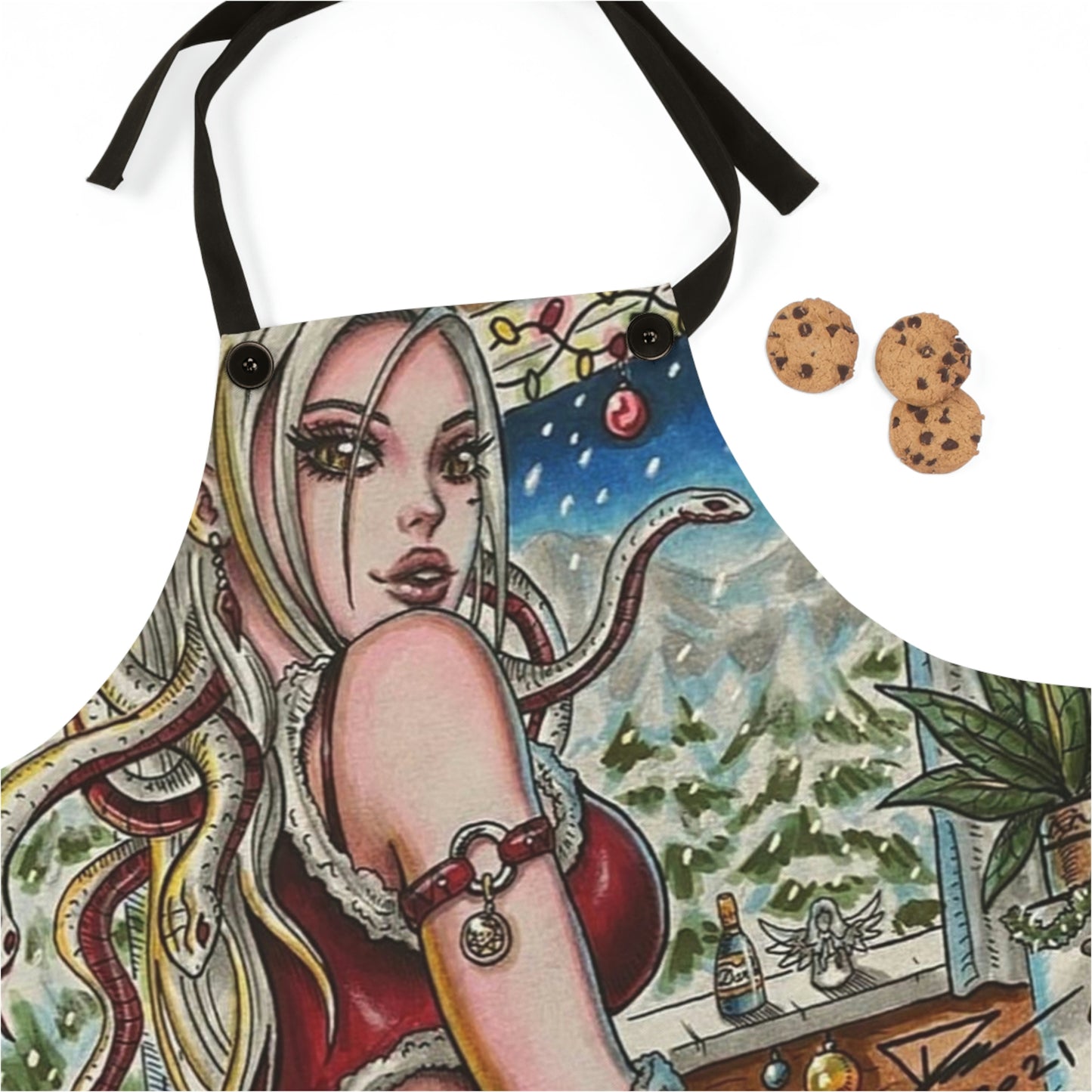 Medusa Xmas - Apron