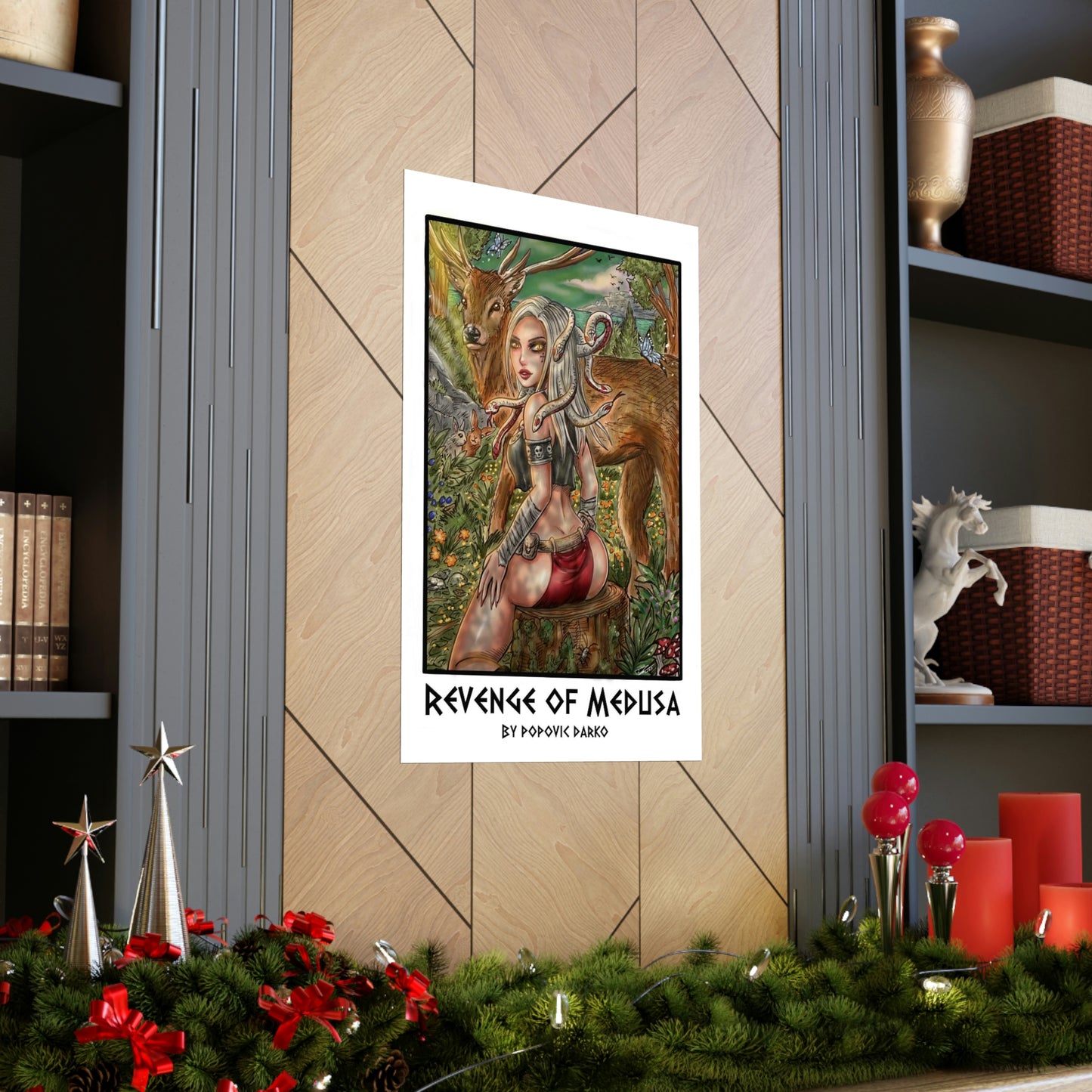 Medusa forest - Museum Quality Poster