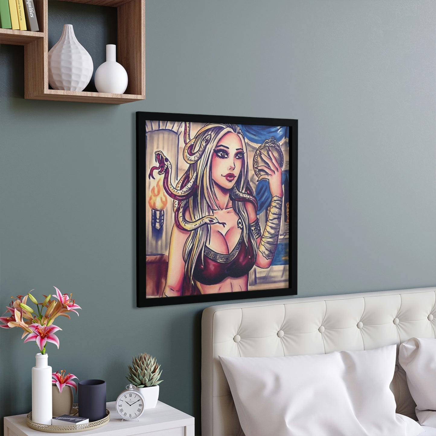 Medusa - Framed Art Print