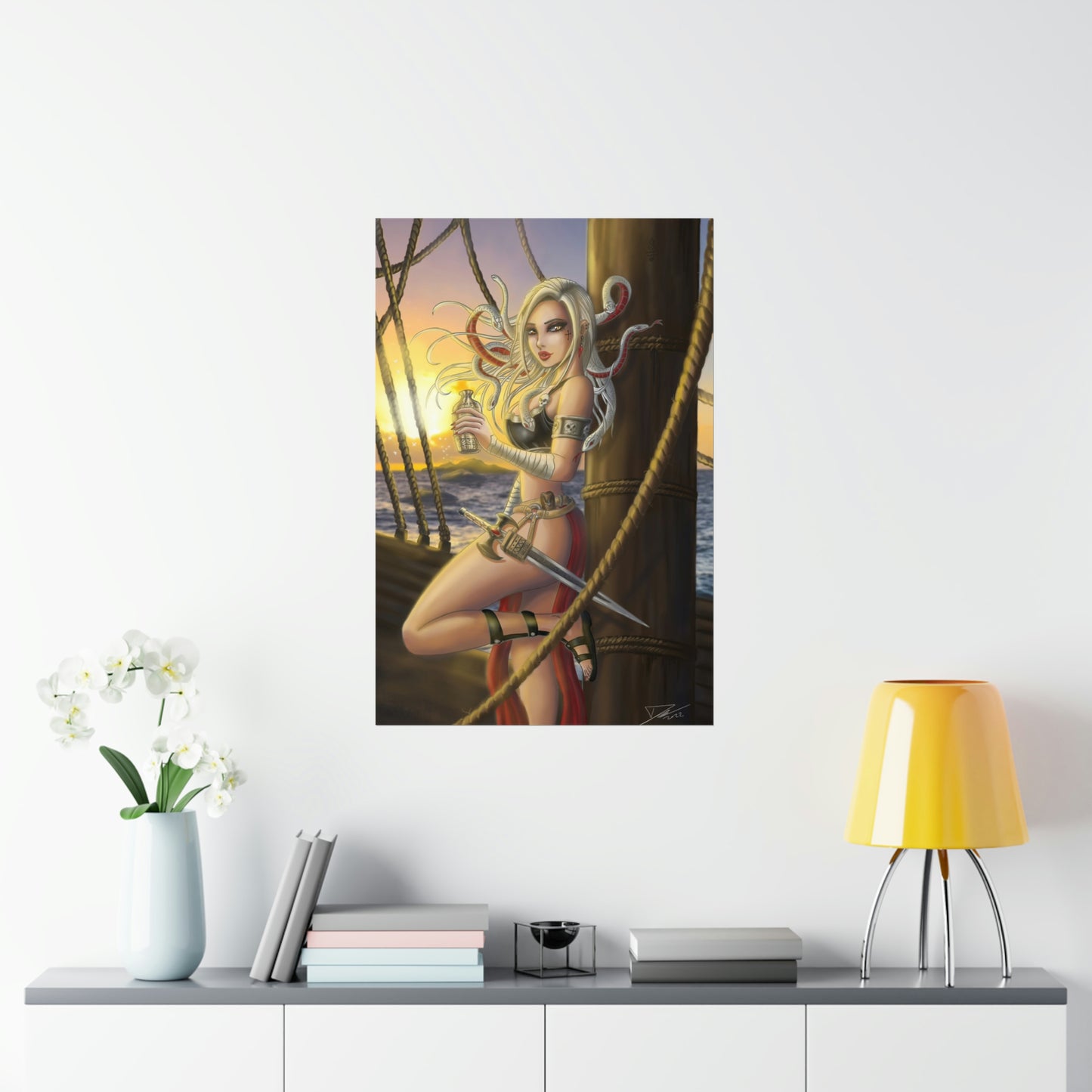 Medusa ship - Museum Quality Print
