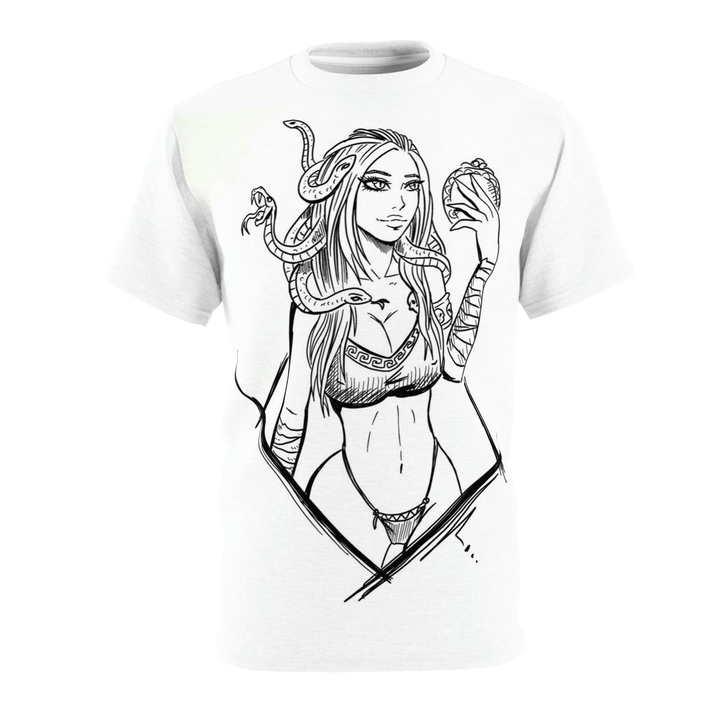 Medusa bikini - Unisex Cut & Sew T-Shirt