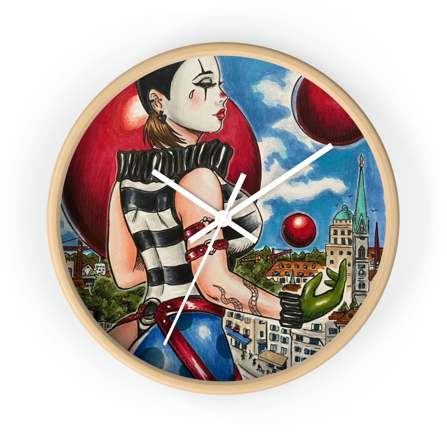 Pierrette 1 - Wall Clock