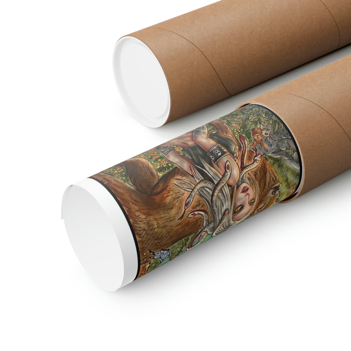 Medusa forest - Museum Quality Poster