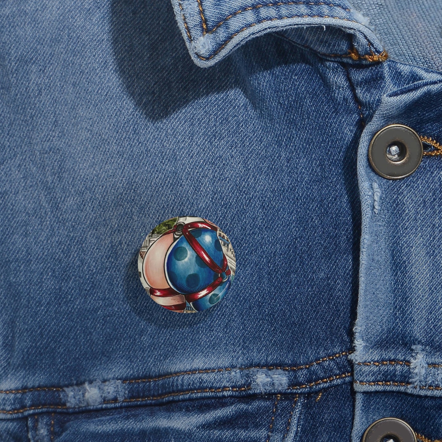 Pierrette Booty - Round Pins