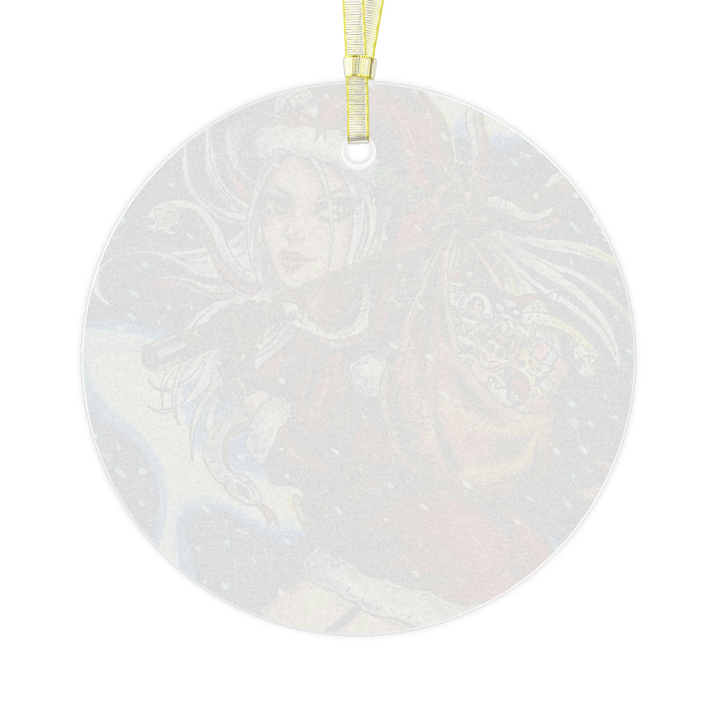 Medusa Santa - Glass Ornament