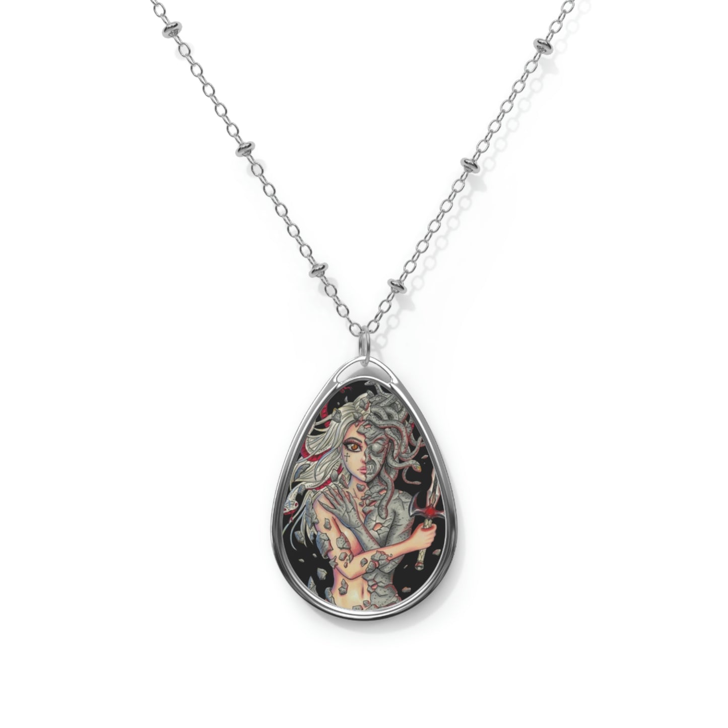 Medusa - Oval Necklace