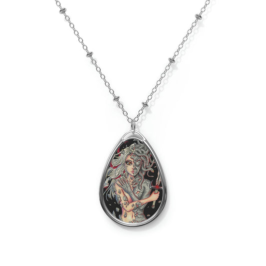 Medusa - Oval Necklace