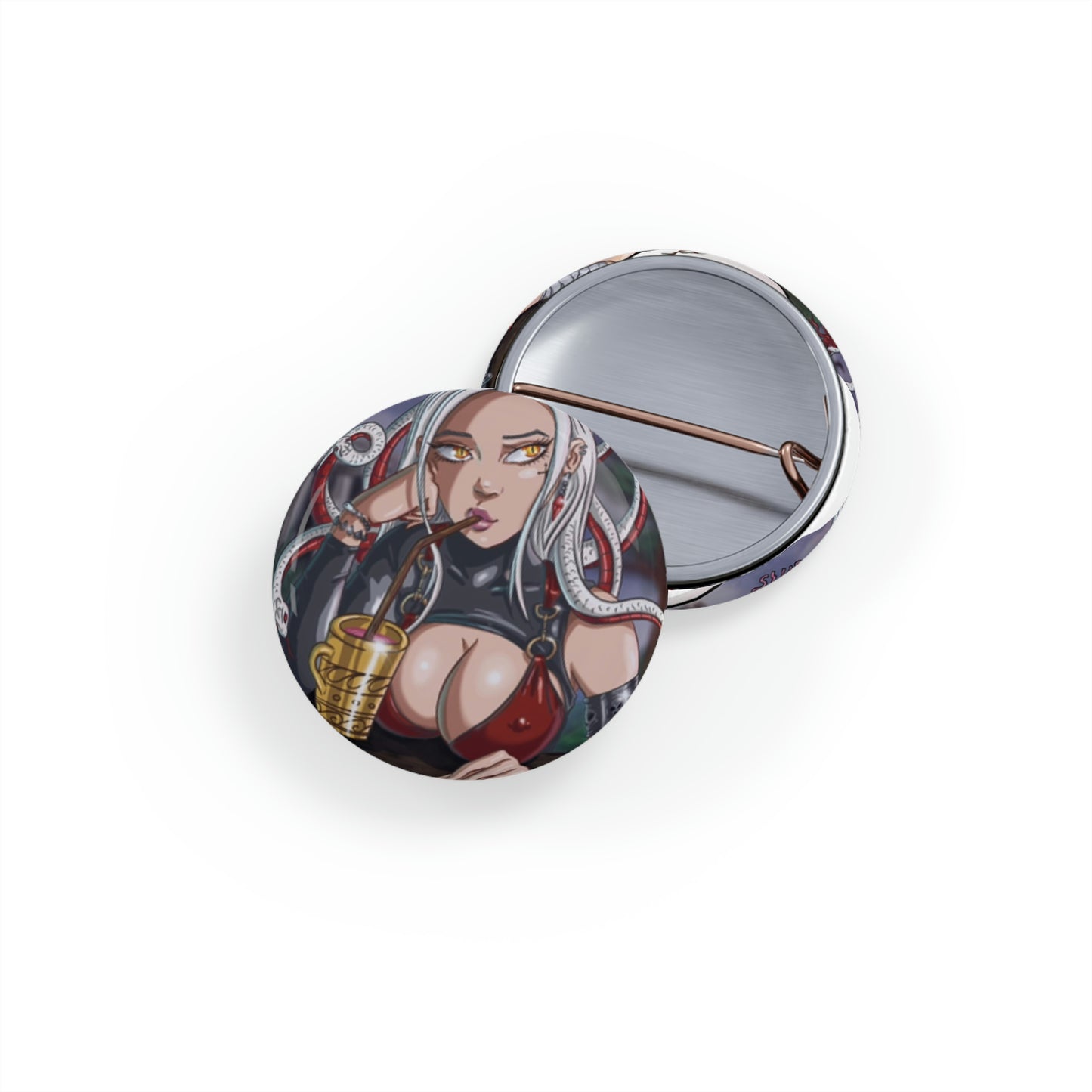 Medusa Drink - Round Pins