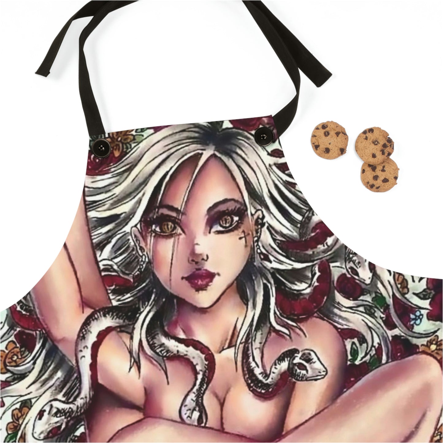 Medusa flowers - Apron