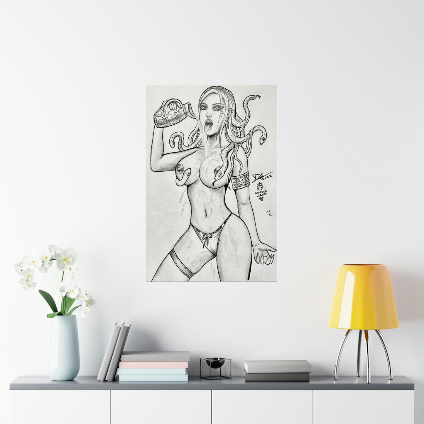 Medusa Nasty - Museum Quality Poster
