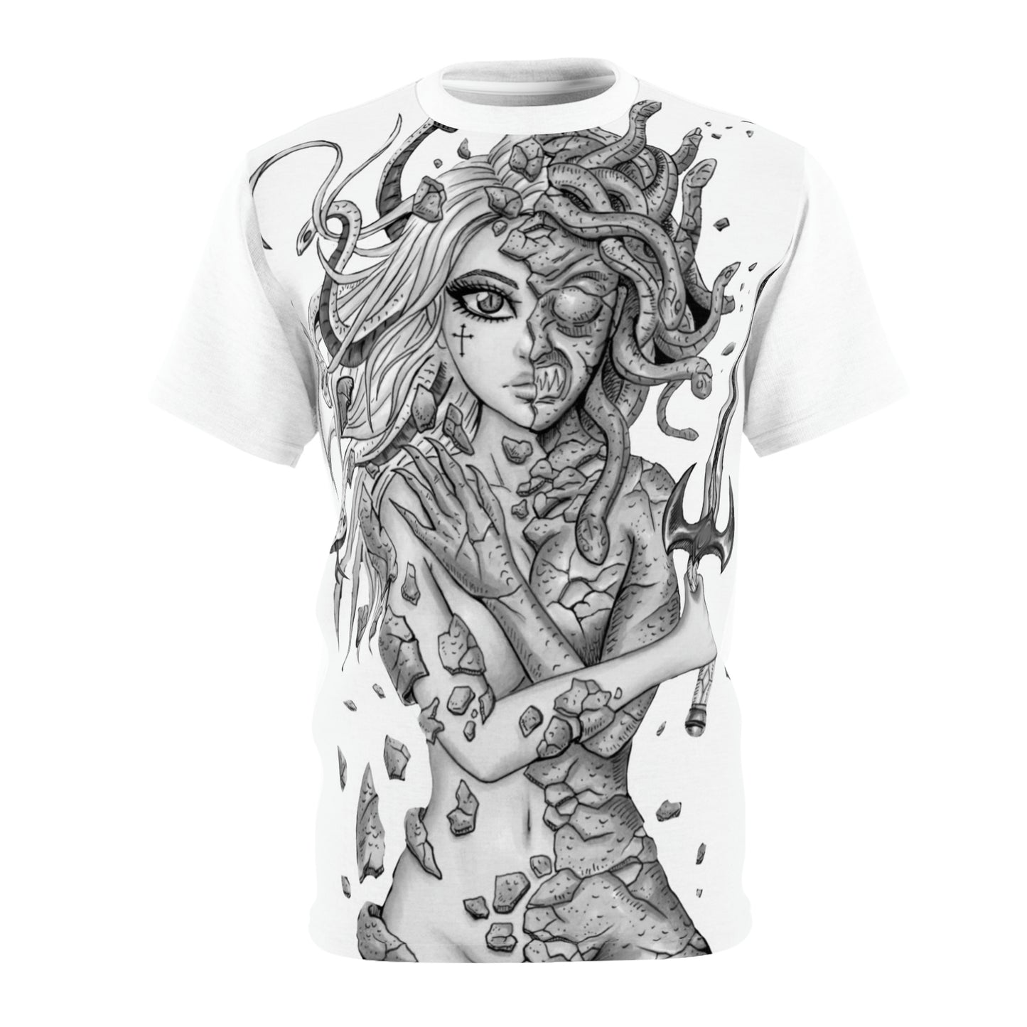 Medusa Cover - Unisex Cut & Sew T-Shirt