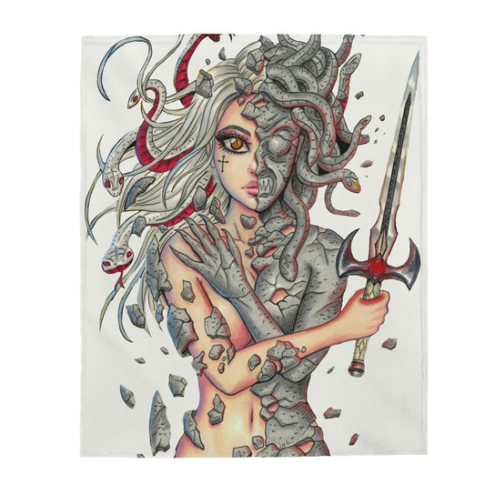 Medusa cover - Plush Blanket