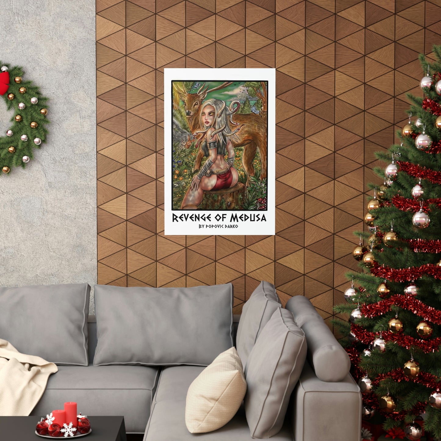 Medusa forest - Museum Quality Poster