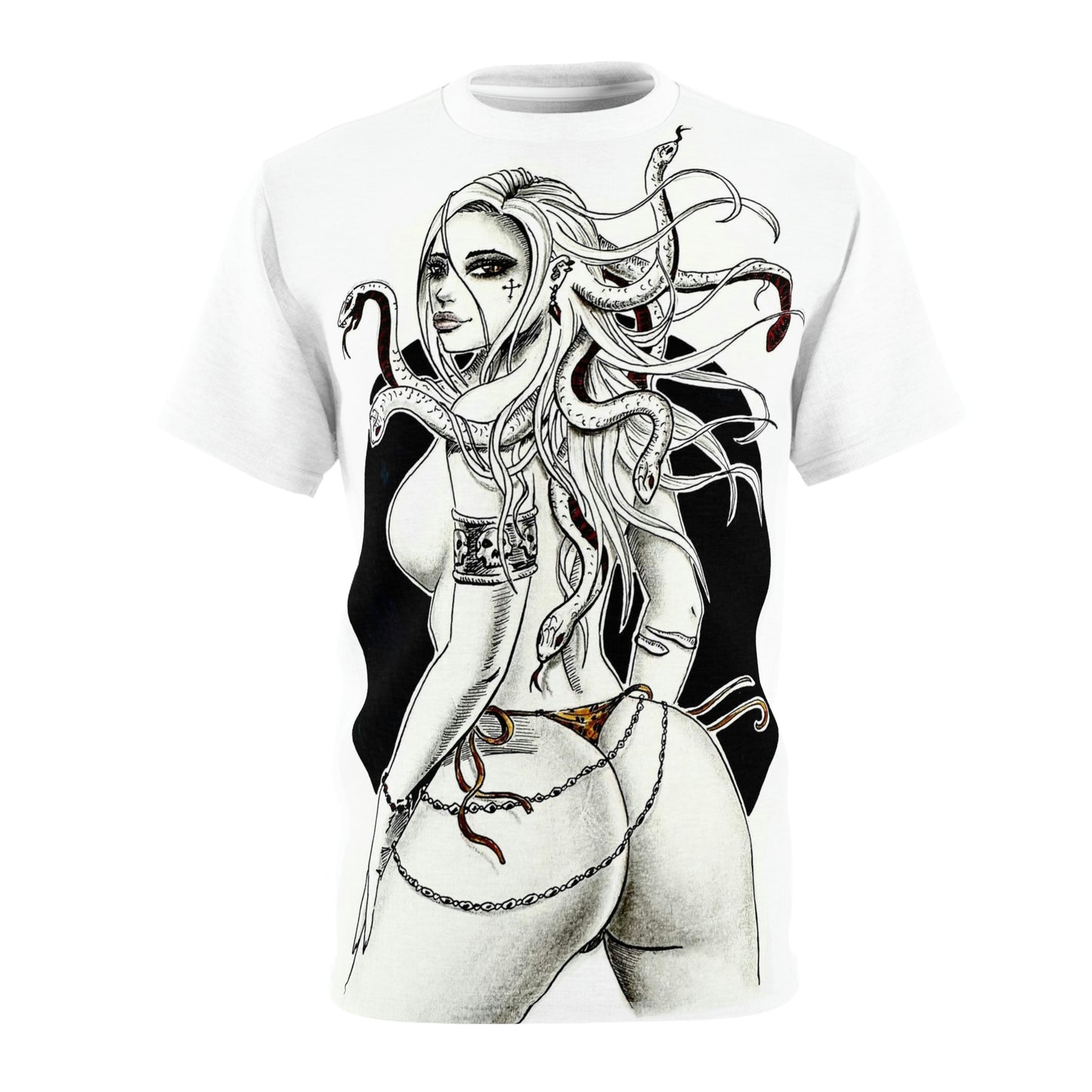 Medusa Beach Booty - Unisex Cut & Sew T-Shirt