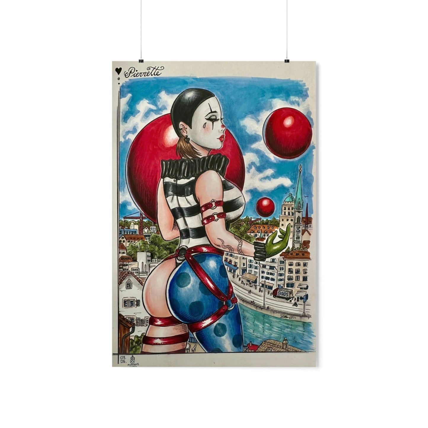 Pierrette 1 - Museum Quality Poster