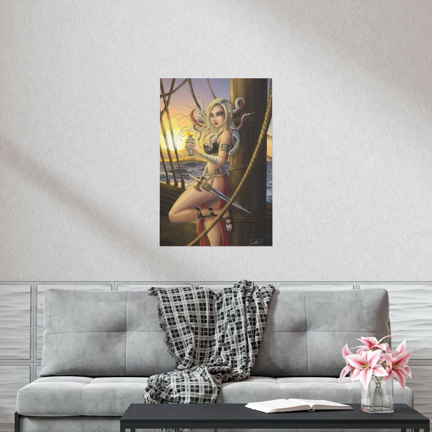 Medusa ship - Museum Quality Print