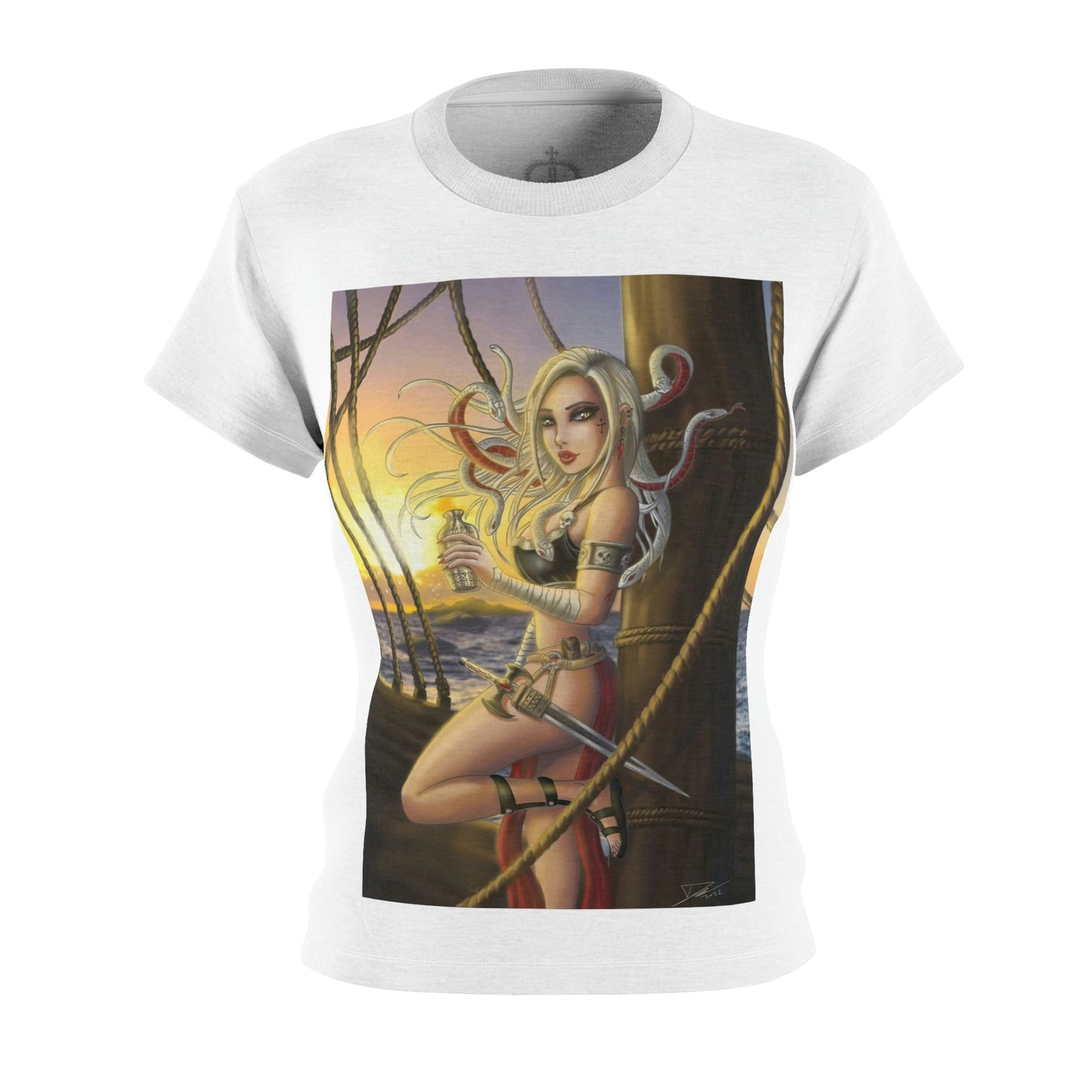 Medusa ship - Women's T-Shirt
