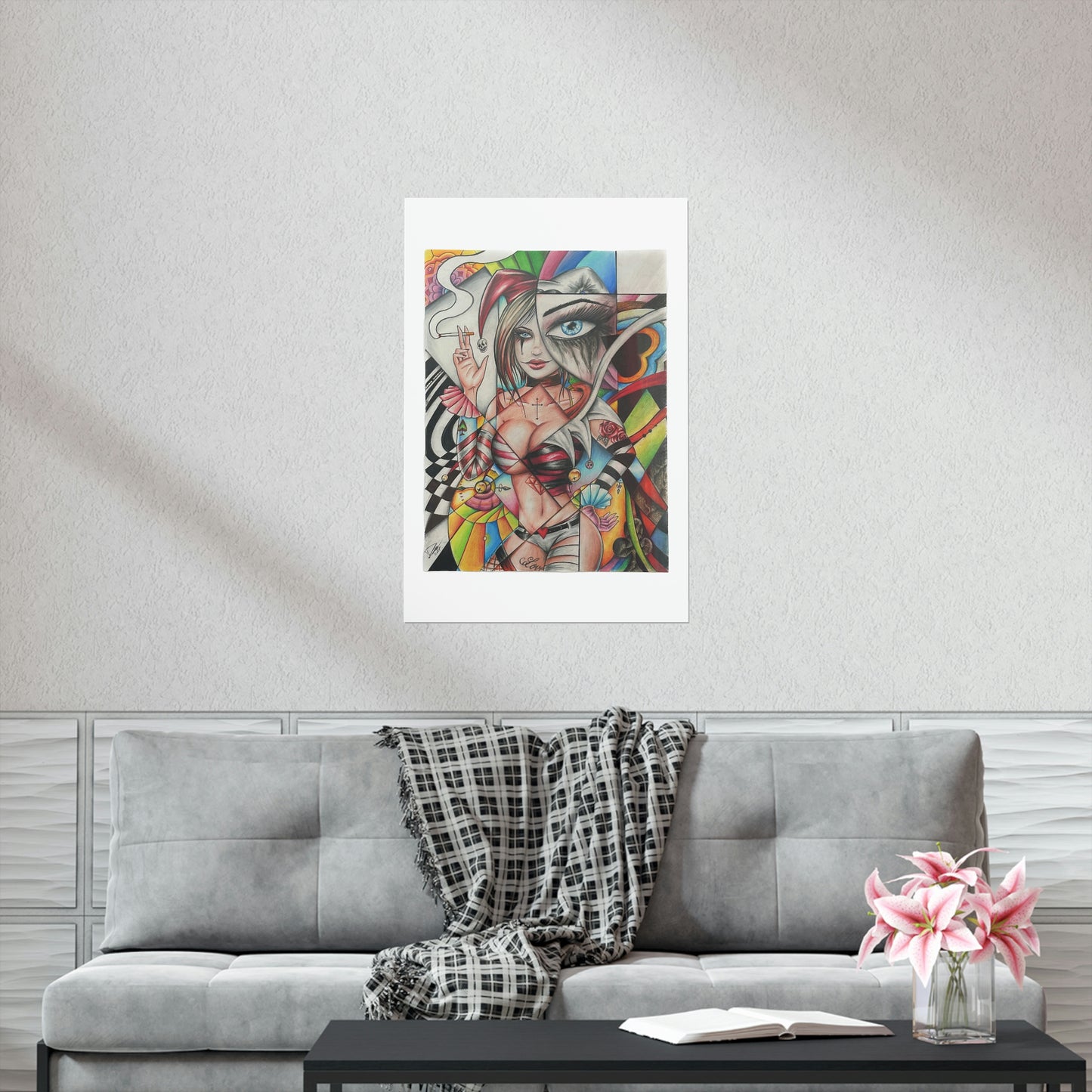 Jokergirl - Museum Quality Print