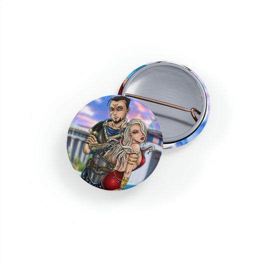 Medusa & Stavros - Round Pins