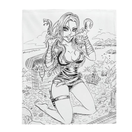 Medusa Treasure - Plush Blanket
