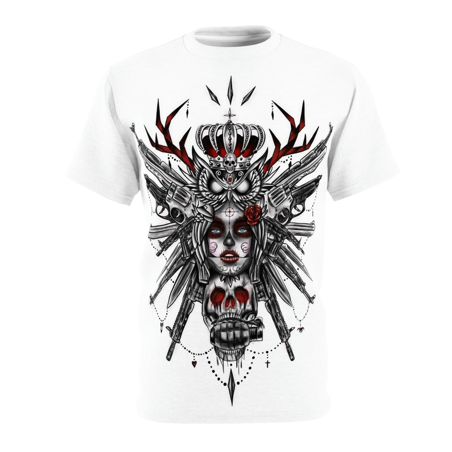 Dia de los Muertos - Unisex Cut & Sew T-Shirt