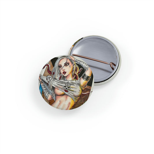 Medusa wet shirt - Round Pins
