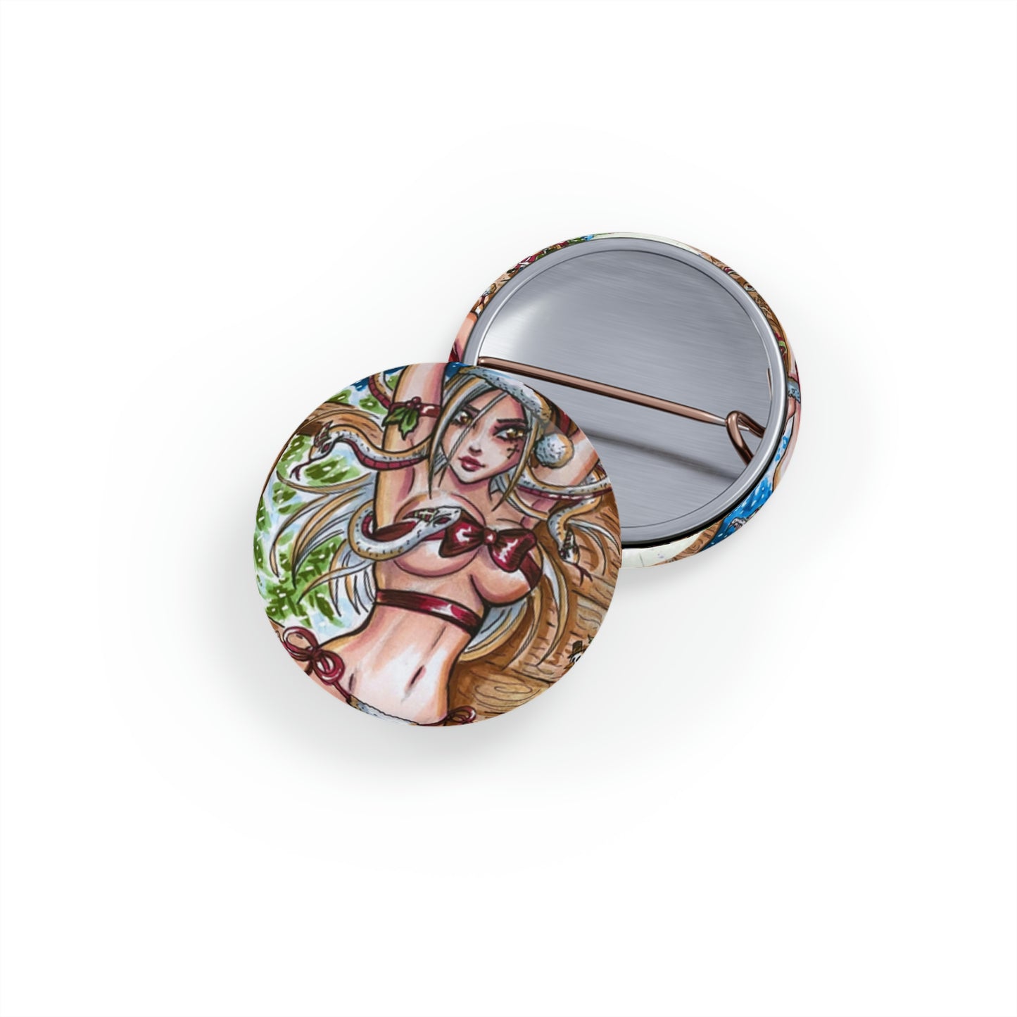 Medusa Christmas Dessous - Round Pins