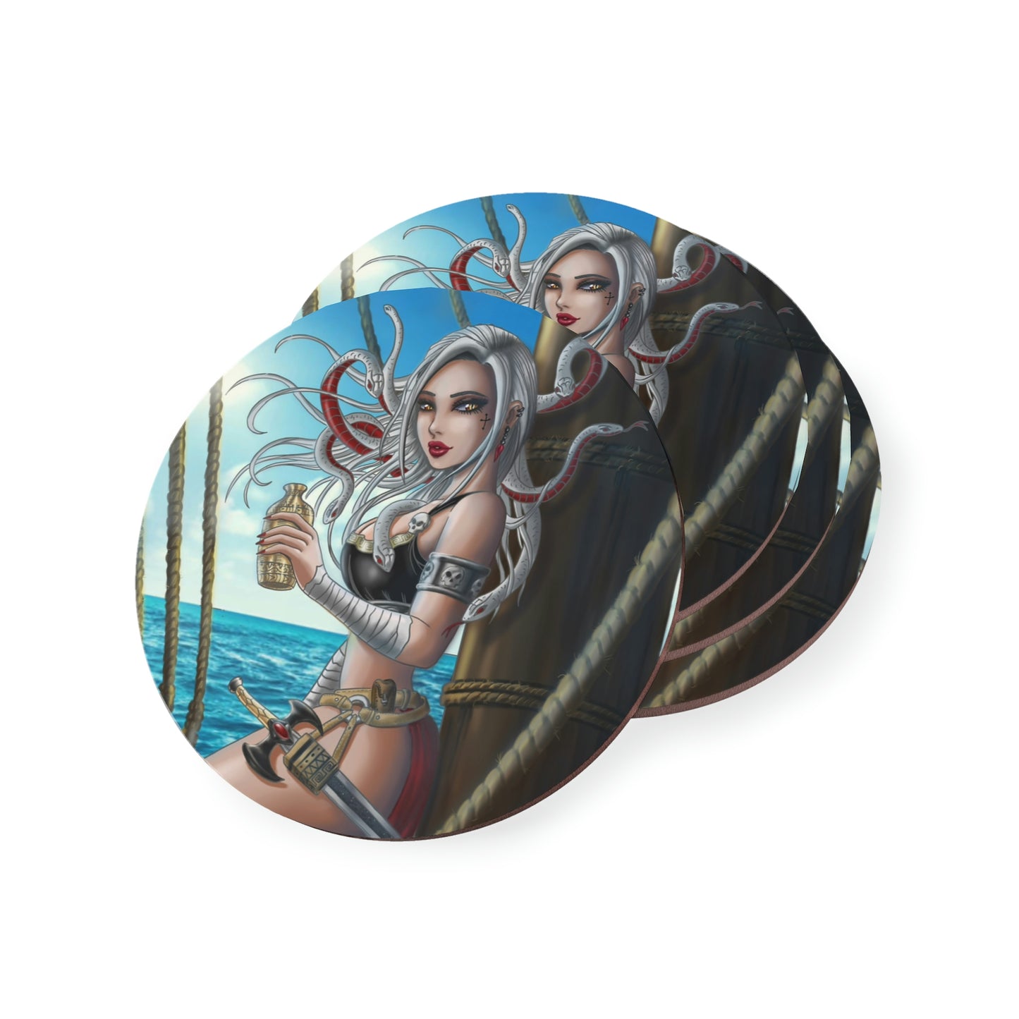 Medusa ship 2 - Coasters