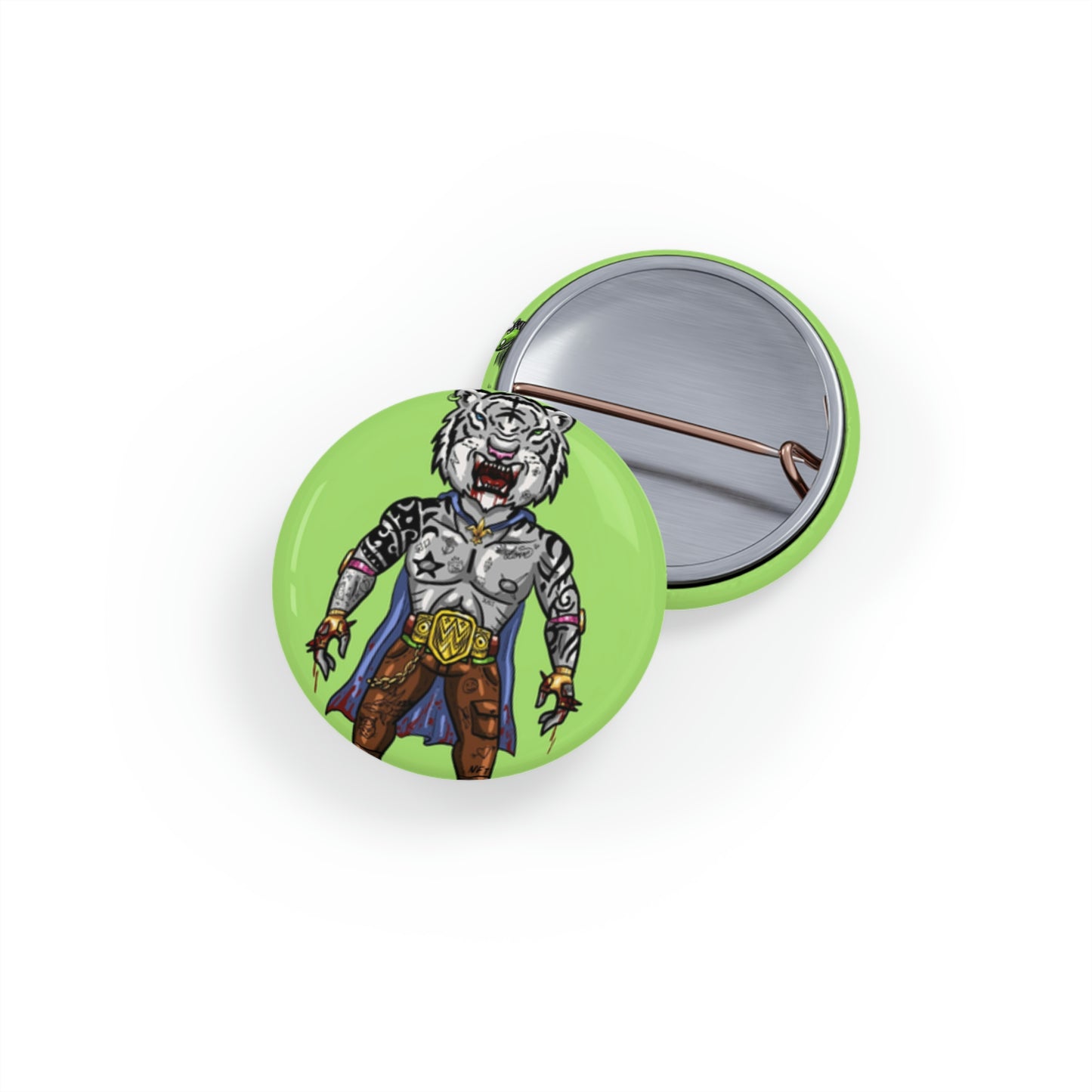 Tattoonimals / White Tiger - Round Pins
