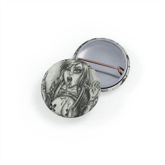 Anime Cat - Round Pins