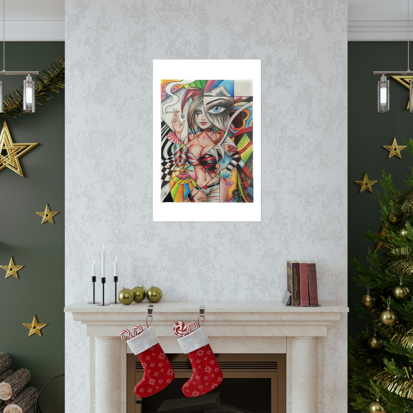 Jokergirl - Museum Quality Print