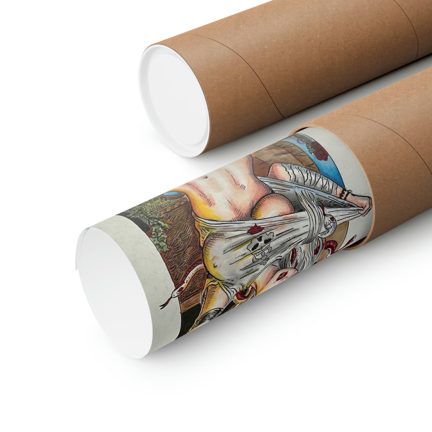 Medusa wet shirt - Museum Quality Poster