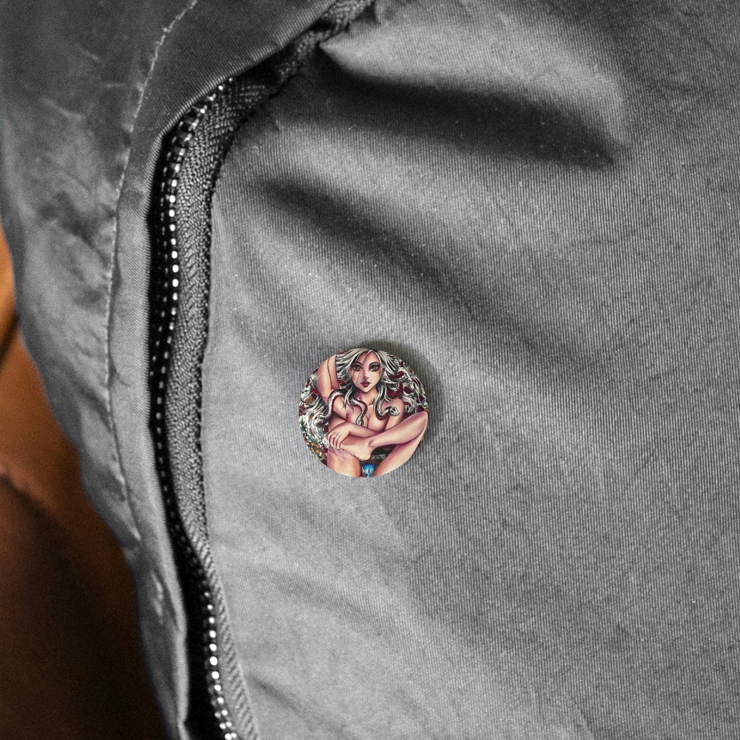 Medusa Flowers - Round Pins